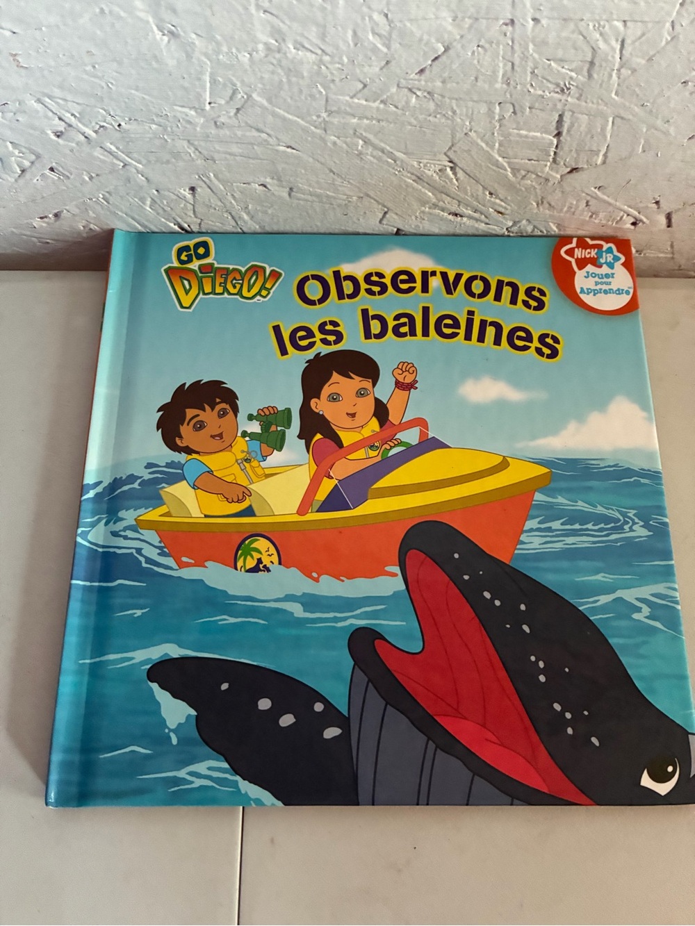 Go Diego! Observons les baleines - Blue Kids Learning Book